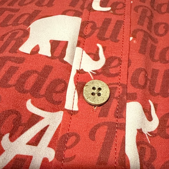Tellum + Chop Alabama Crimson Tide Hawaiian Style Shirt (XXL) - EUC! - Picture 3 of 11